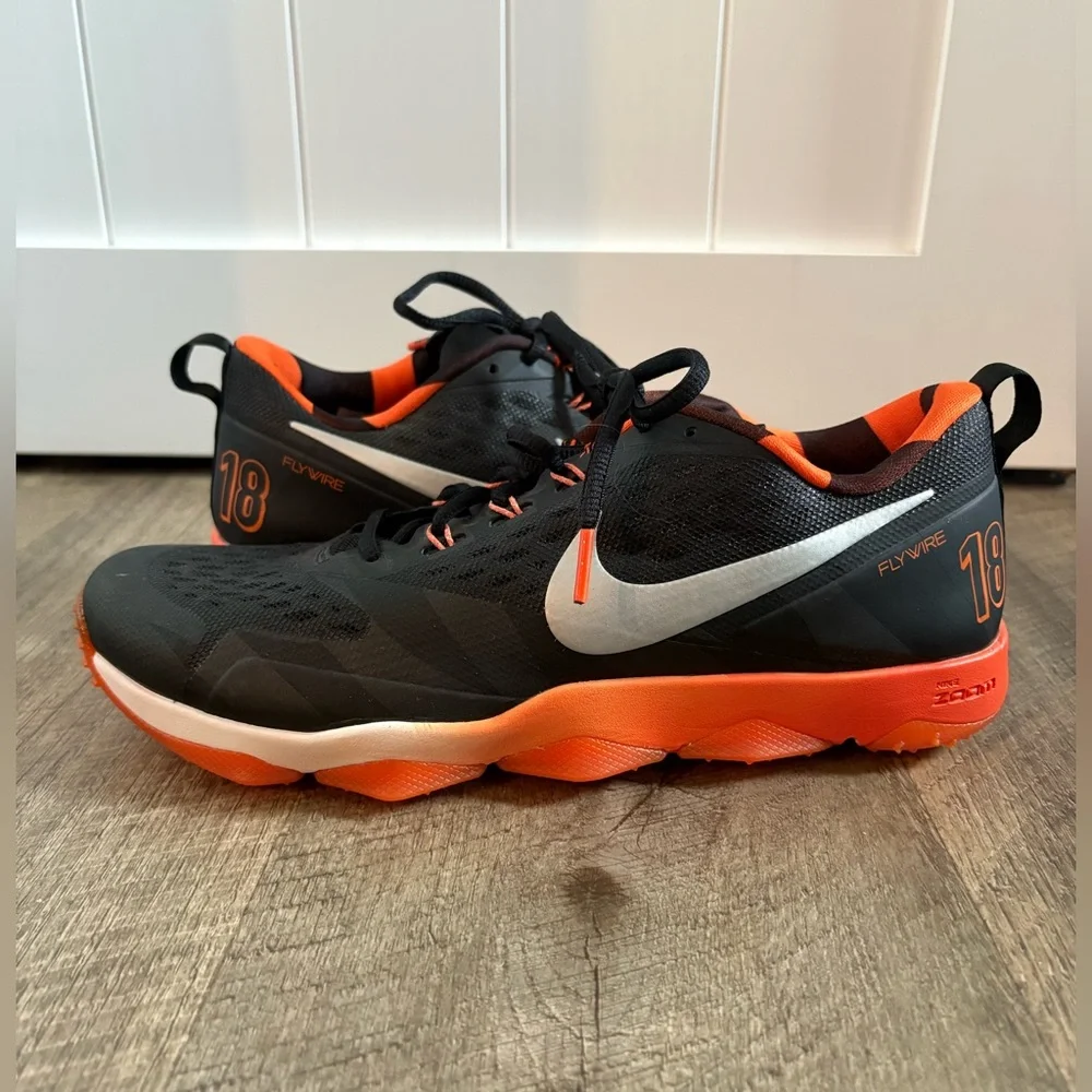 Nike Zoom Hypercross Cincinnati Bengal Tennis Shoes - Picture 3 of 10